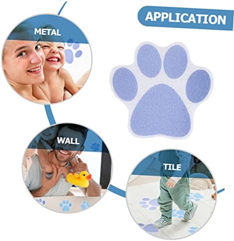 10Pcs Dog Paw Bathtub Decals Non-Slip Stickers