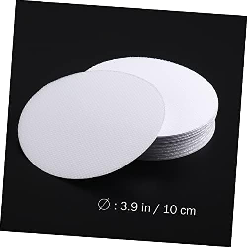 30 Pcs White Non-Slip Bath Stickers Peva Material
