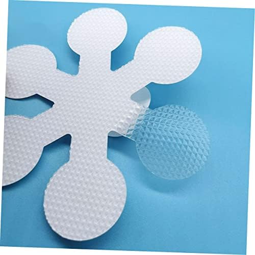 Happyyami 20Pcs Snowflake Non Slip Stickers for Bathtub Kitchen Stairs