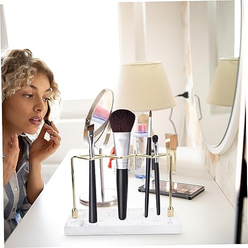 Luxshiny Marble Toothbrush Holder Elegant Design