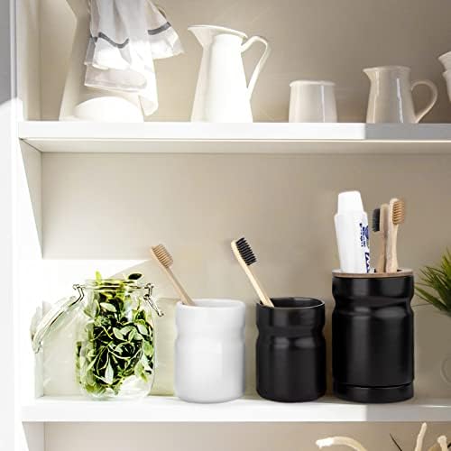 Nucookery 275 Ceramic Black Kids Toothbrush Holder
