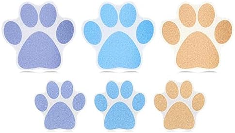10-Pack Slip-Resistant Dog Paw Bathtub Decals