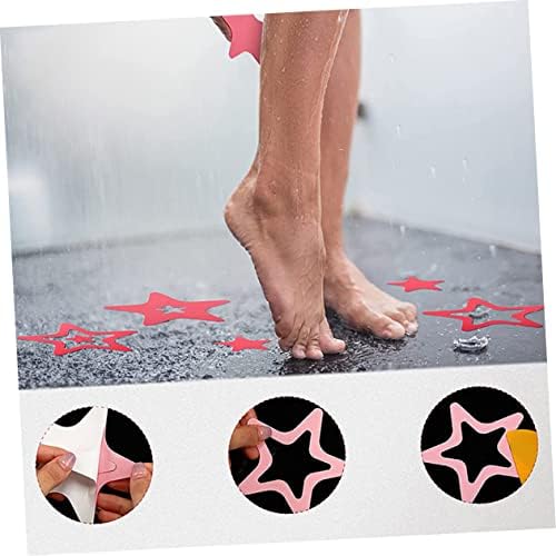 12pcs Non-Slip Bathtub Stickers Star Shape Peva Material