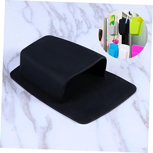 Slim Silicone Bathroom Organizer with Toothpaste and Razor Holder