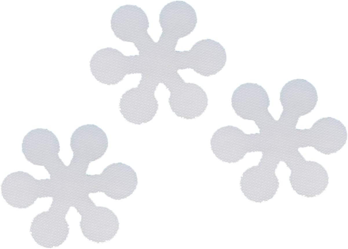 Happyyami 20Pcs Snowflake Non Slip Stickers for Bathtub Kitchen Stairs
