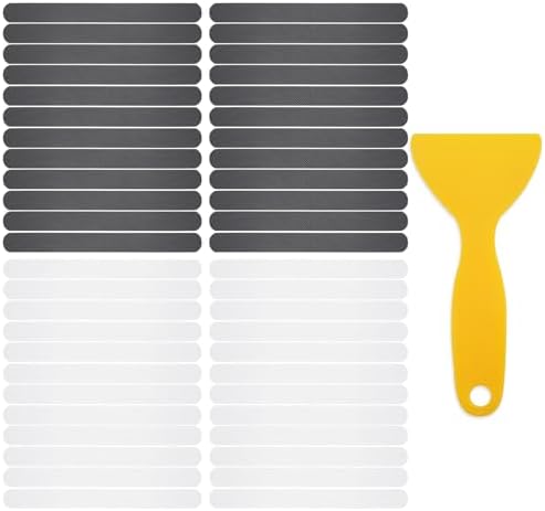 WATUNID 48PCS Non-Slip Bathtub Sticker Set with Scraper