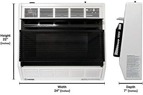 Empire BF30W Propane Vent Free Heater 30000 BTU