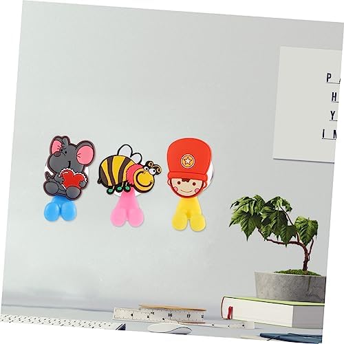 Holibanna Cartoon Toothbrush Holder Suction Cup 3 Pack