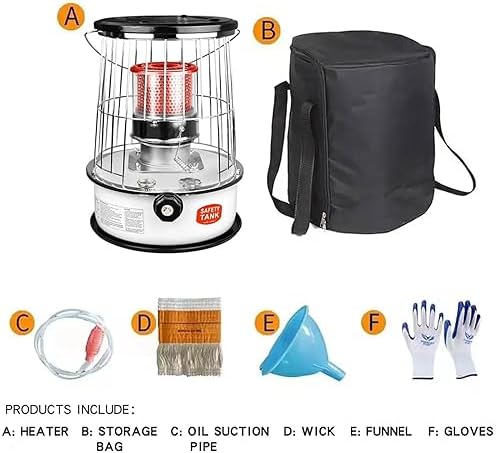 DECORN Kerosene Heater 200 sq ft Portable Convection