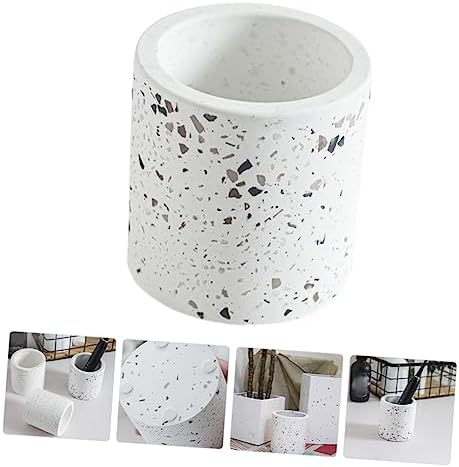Bathroom Toothbrush Holder with Suction Cup and Storage Capacity