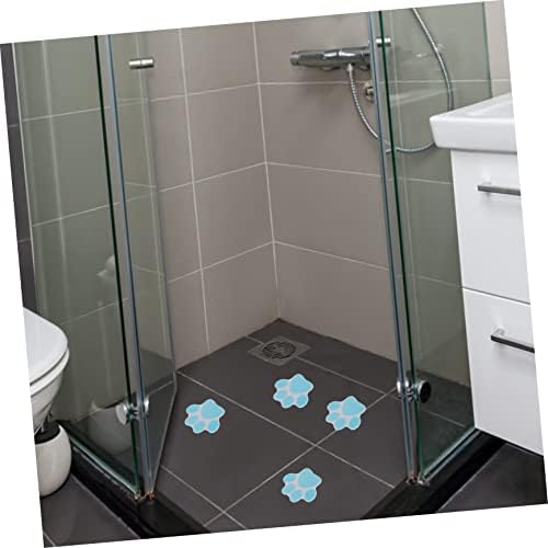 10Pcs Non-Slip Paw Print Bathtub Stickers 1