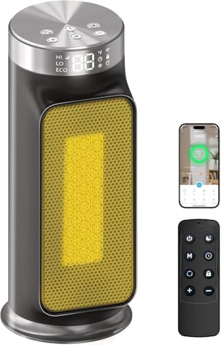 DAYETTE 1500W Smart Electric Space Heater with WiFi Control and 5 Modes