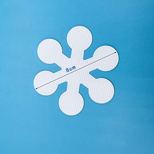 Cabilock 20 Pack Snowflake Non-Slip Bath Treads