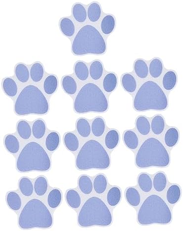 10Pcs Dog Paw Bathtub Decals Non-Slip Stickers
