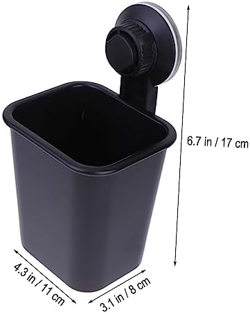 Bathroom Suction Cup Toothbrush Holder with Decorative Design