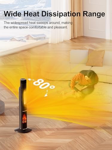 Uthfy 32IN Tower Heater with Remote and Oscillation