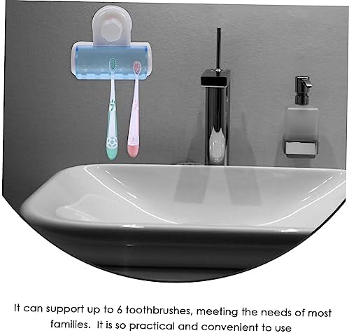 Wakauto 2Pcs Wall Mounted Toothbrush Holder