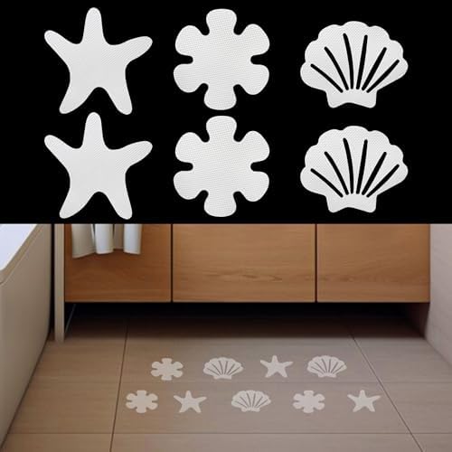 30pcs Clear Anti-Slip Shower Stickers for Safety