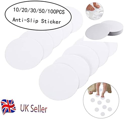 PRETYZOOM 10 Pcs 4x4 Anti-Slip Bathtub Stickers