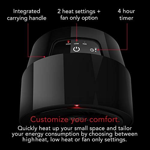 Vornado Velocity 1R Personal Space Heater Black