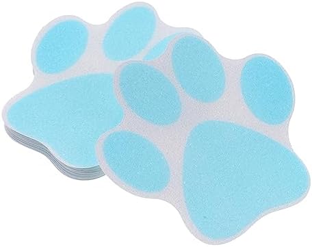 Ciieeo 10pcs Anti-Slip Paw Stickers for Bathtub Shower 1