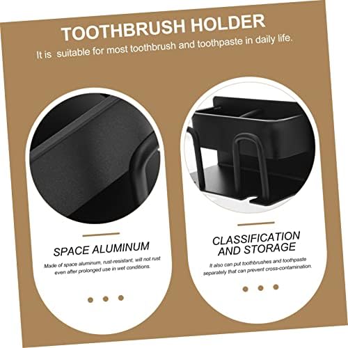 Ciieeo Wall Mount Toothbrush Holder with Suction Cup