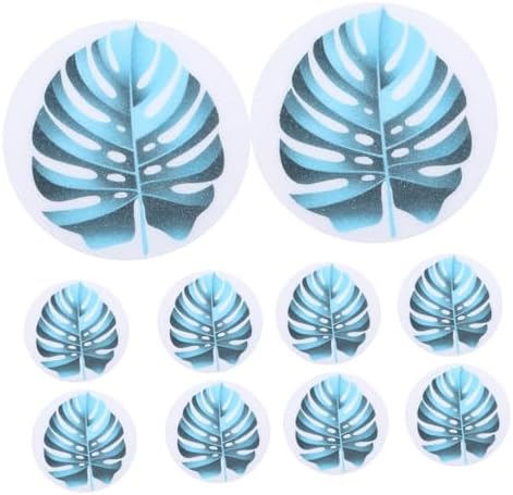 ABOOFAN Non-Slip Leaf Bath Stickers - Waterproof for Kids and Adults