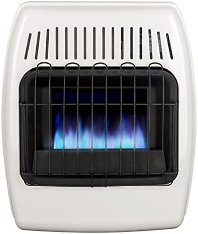 HYVIF UTY 20000 BTU Natural Gas Wall Heater - Dual Fuel Vent-Free White