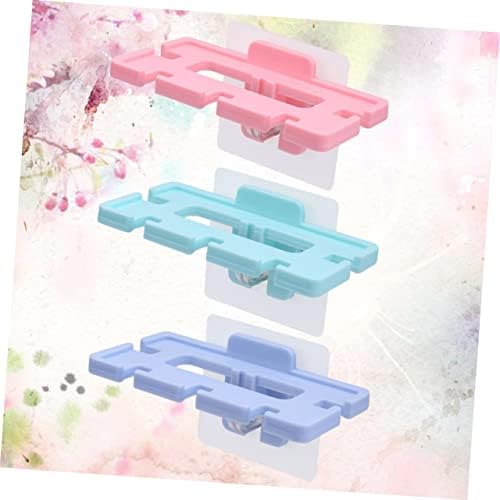 Garneck 3pcs Wall Mounted Toothbrush Holder with Suction