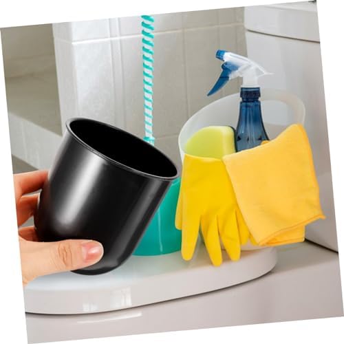 Amosfun 3Pcs Plastic Brush Holder Bathroom Cleaning Cup
