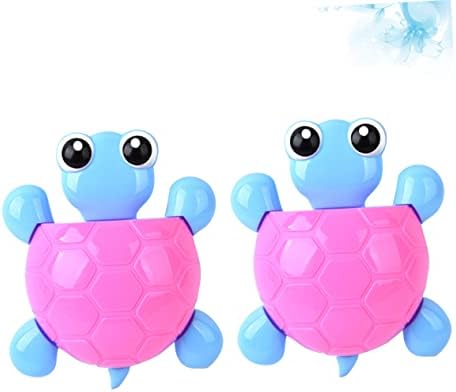 VOSAREA 2Pcs Suction Cup Toothbrush Holder Bathroom Organizer Cute Design