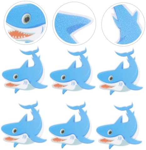 PRETYZOOM Marine Animal Bathtub Stickers 6 Pack Non-Slip Decor