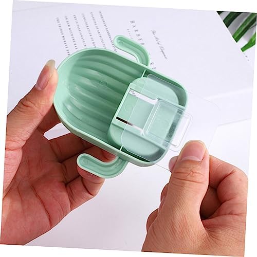 ABOOFAN 4pcs Cactus Toothbrush Holder Set 1