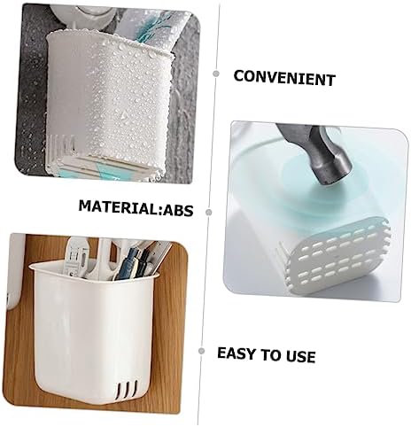 VOSAREA Wall Toothbrush Holder with Suction Cup