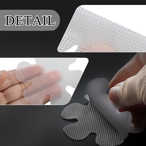 30pcs Clear Anti-Slip Shower Stickers for Safety