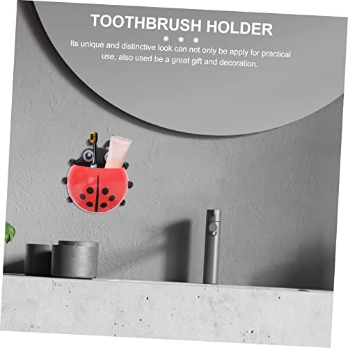 Garneck Ladybug Toothbrush Holder with Suction Cup