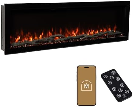 Modern Ember Highmark 60 Inch Smart Linear Electric Fireplace 1