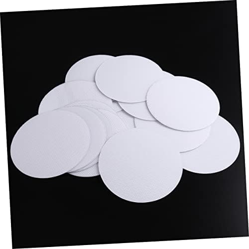 30 Pcs White Non-Slip Bath Stickers Peva Material