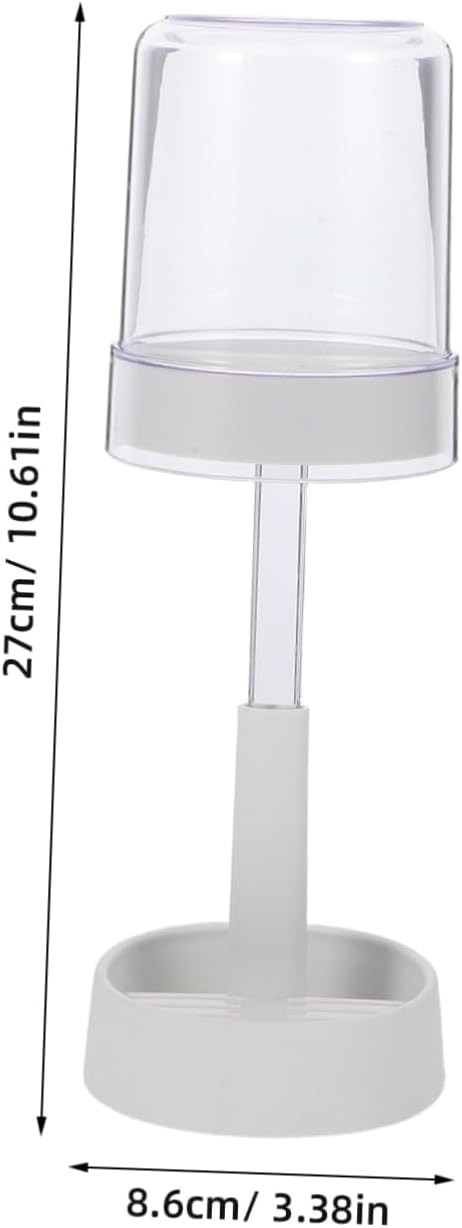 BESTYASH Toothbrush Holder with Cover and Drain Tray