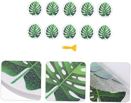 MAGICLULU Anti-Slip Bathtub Leaf Stickers 1 Set