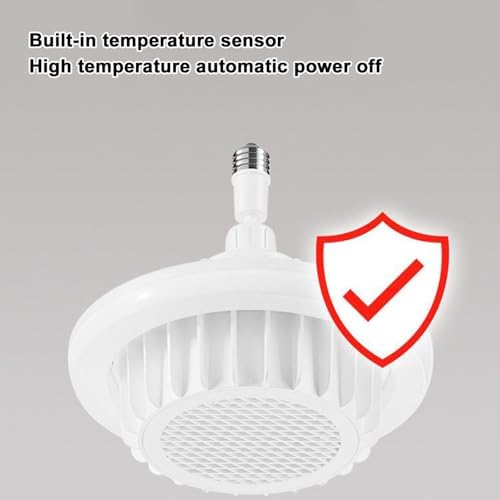 EZVAYA 600W Ceiling Fan with Heater and Light