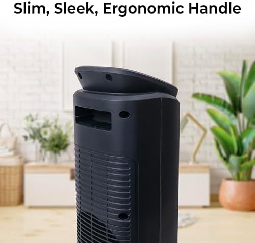 Comfort Zone 30 Inch Electric Room Heater with Remote Control
