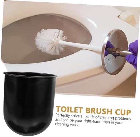 Amosfun 3Pcs Plastic Brush Holder Bathroom Cleaning Cup