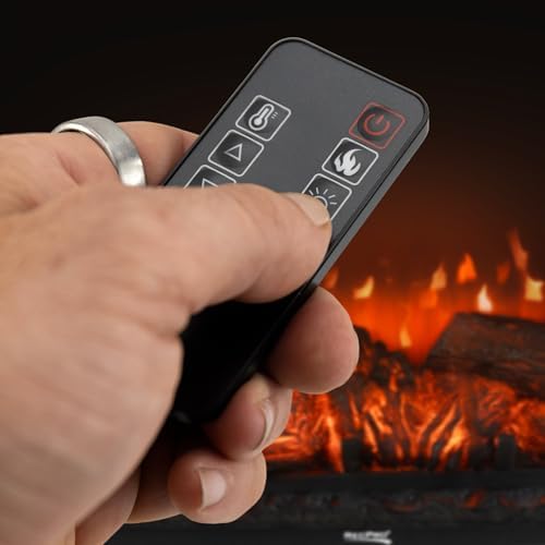 RecPro Recessed Electric Fireplace with Remote