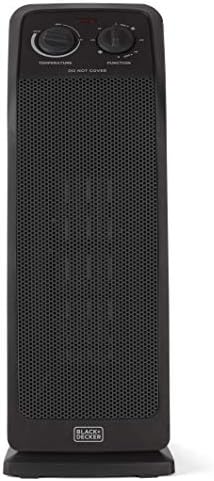 BLACKDECKER Oscillating Space Heater with Adjustable Thermostat