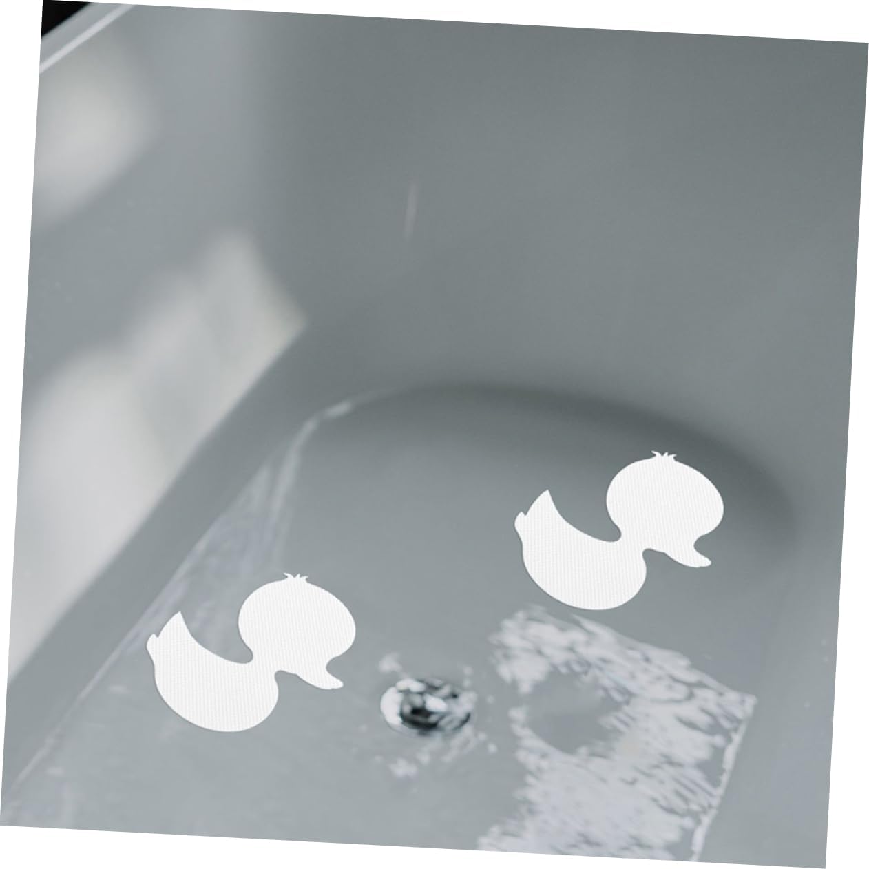 Amosfun 20pcs Duck Bath Stickers Non Slip Decorative Decals