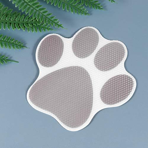 Zerodeko 30pcs Dog Paw Cartoon Bath Stickers - Non-Slip Decals for Safety