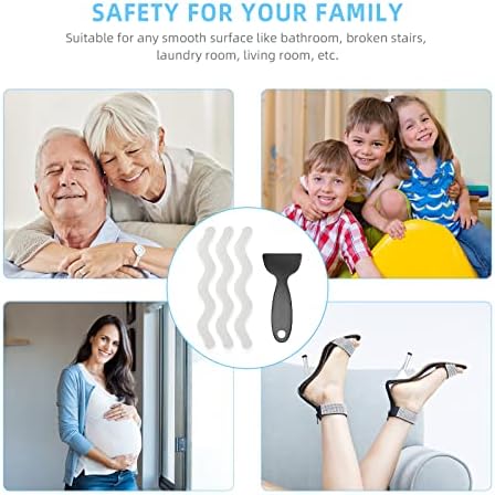 Non Slip Bathtub Stickers Set of 30 White