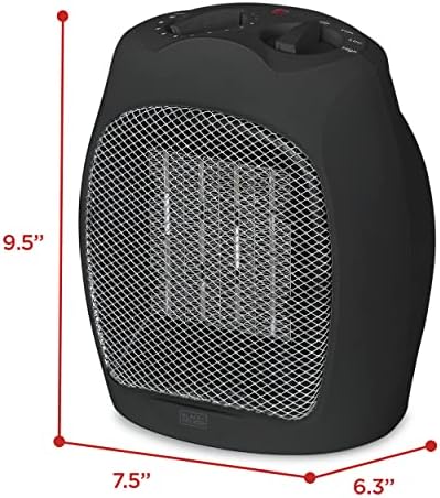 BLACKDECKER 1500W Ceramic Space Heater for Indoor Use 1
