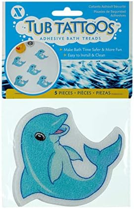 SlipX Solutions Adhesive Bath Treads - Dolphin